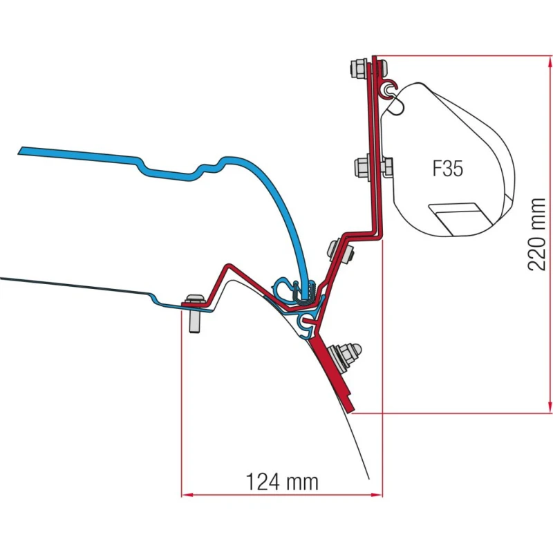 Fiamma Kit F45/F35 - V-Klasse Marco Polo Ab 2014 1 Fiamma Kit F45/F35 - V-Klasse Marco Polo Ab 2014