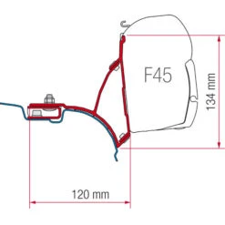 Fiamma Adapterkit Für VW T5/T6 Multivan U. Transporter