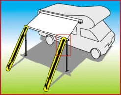 Fiamma Tie Down S Black 8 Fiamma Tie Down S Black -Campingausrüstung 071196 3