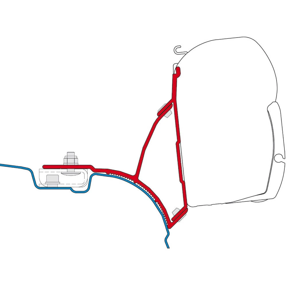 Fiamma Kit Für F45 - VW T5/T6 Aufstelldach 1 Fiamma Kit Für F45 - VW T5/T6 Aufstelldach