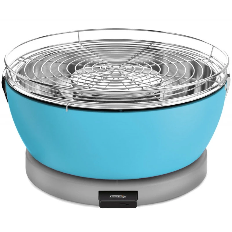 Feuerdesign Tischgrill Vesuvio, Blau 1 Feuerdesign Tischgrill Vesuvio, Blau