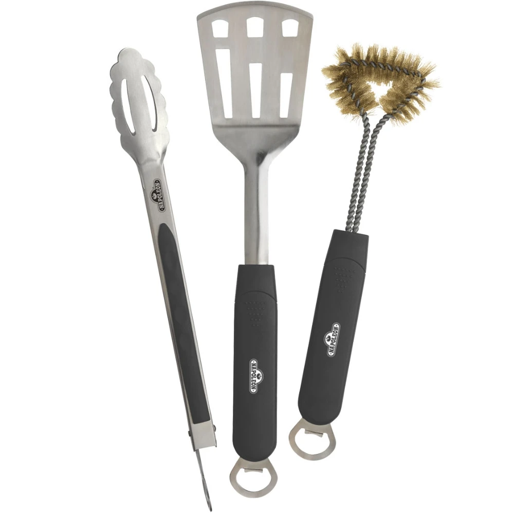 Napoleon Grillbesteck Edelstahl, 3-teilig 1 Napoleon Grillbesteck Edelstahl, 3-teilig