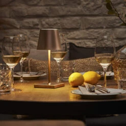 Sigor Akku-Tischleuchte Nuindie Mini 250 Mm, Bronze -Campingausrüstung 19881670 2