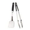 Grillbesteck 2 Tlg. Rostfreier Gebürsteter Edelstahl