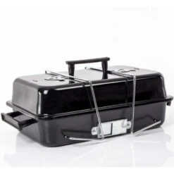 Camp4 Holzkohlegrill Jim, Schwarz -Campingausrüstung 439916901 2