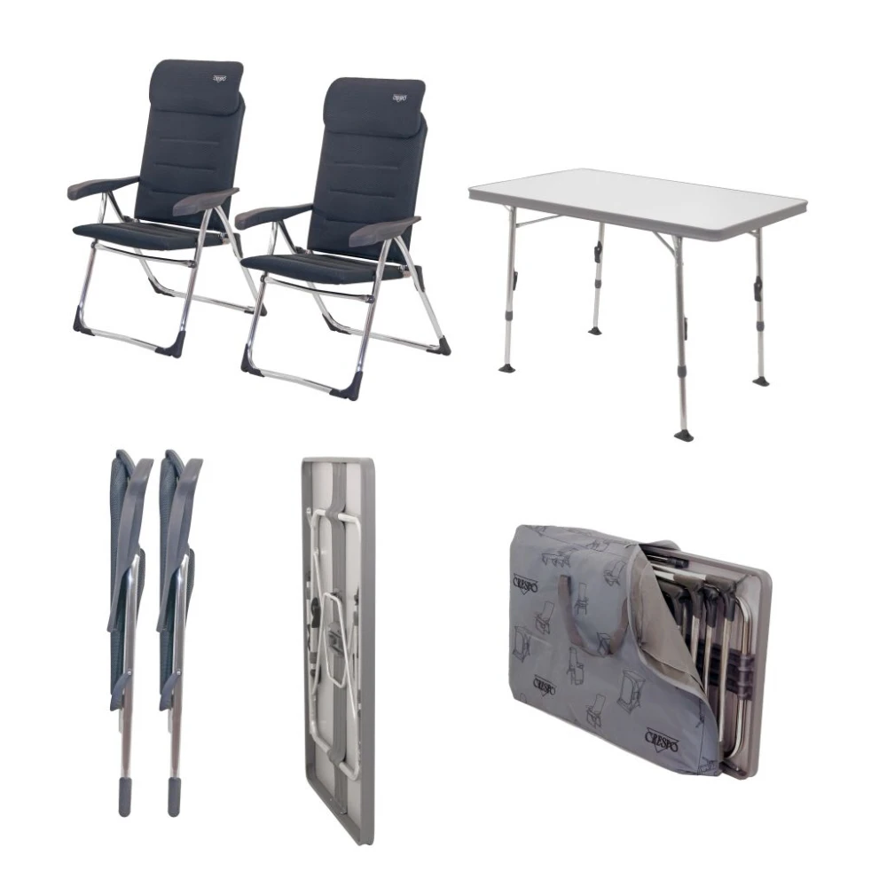 Crespo Stuhl-/ Tischset Valencia Gepolstert, Ohne Fußauflage 1 Crespo Stuhl-/ Tischset Valencia Gepolstert, Ohne Fußauflage