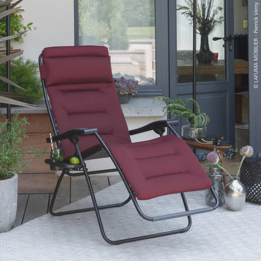 Lafuma Relaxsessel RSX Clip AC Bordeaux 3 Lafuma Relaxsessel RSX Clip AC Bordeaux – Bild 3