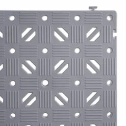 Clippy Kunststoff-Bodenrost Basaltgrau, 50 X 50 Cm -Campingausrüstung 610001 2