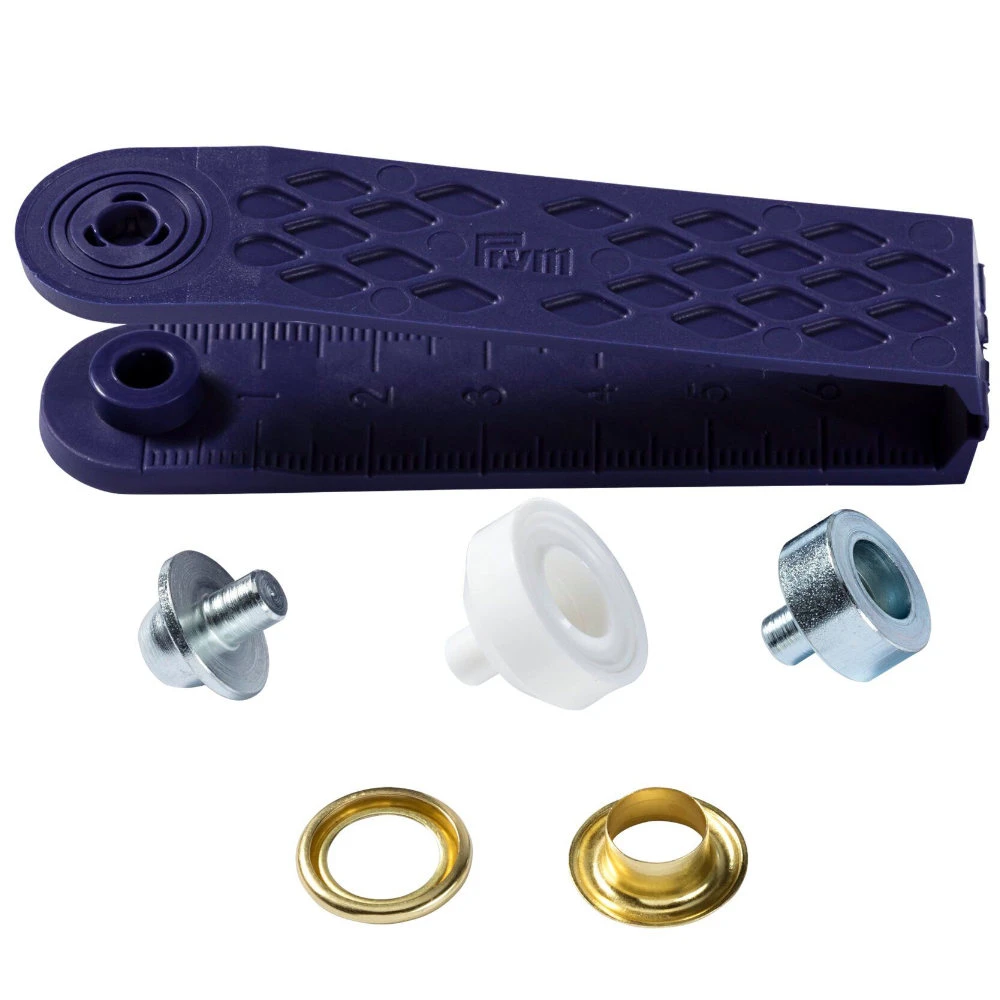 Prym Ösen Mit Scheiben 8 Mm, 24 Stück 2 Prym Ösen Mit Scheiben 8 Mm, 24 Stück – Bild 2