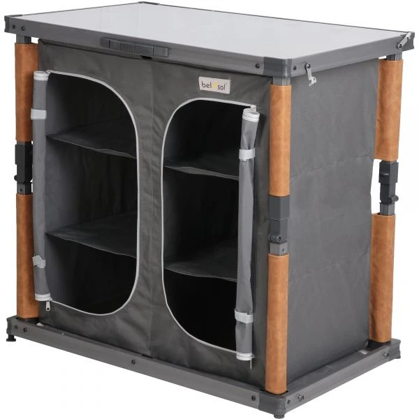 BelSol Campingschrank Jutta, Grau 2 BelSol Campingschrank Jutta, Grau – Bild 2
