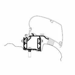 Thule Dachadapter-Set Für VW Crafter Ab 2017, Omnistor Serie 6200/6300