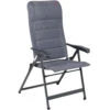 Crespo Campingstuhl Air Deluxe Spezial, Grau