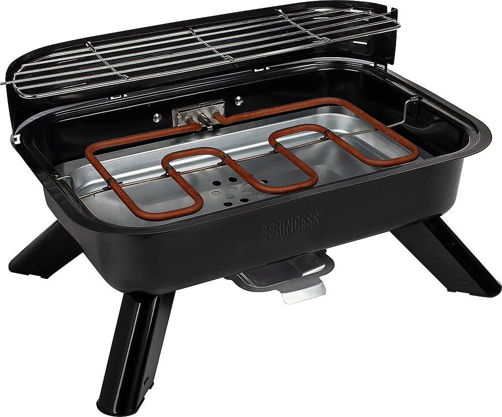 Princess Hybridgrill Elektro- Und Holzkohlegrill 1 Princess Hybridgrill Elektro- Und Holzkohlegrill