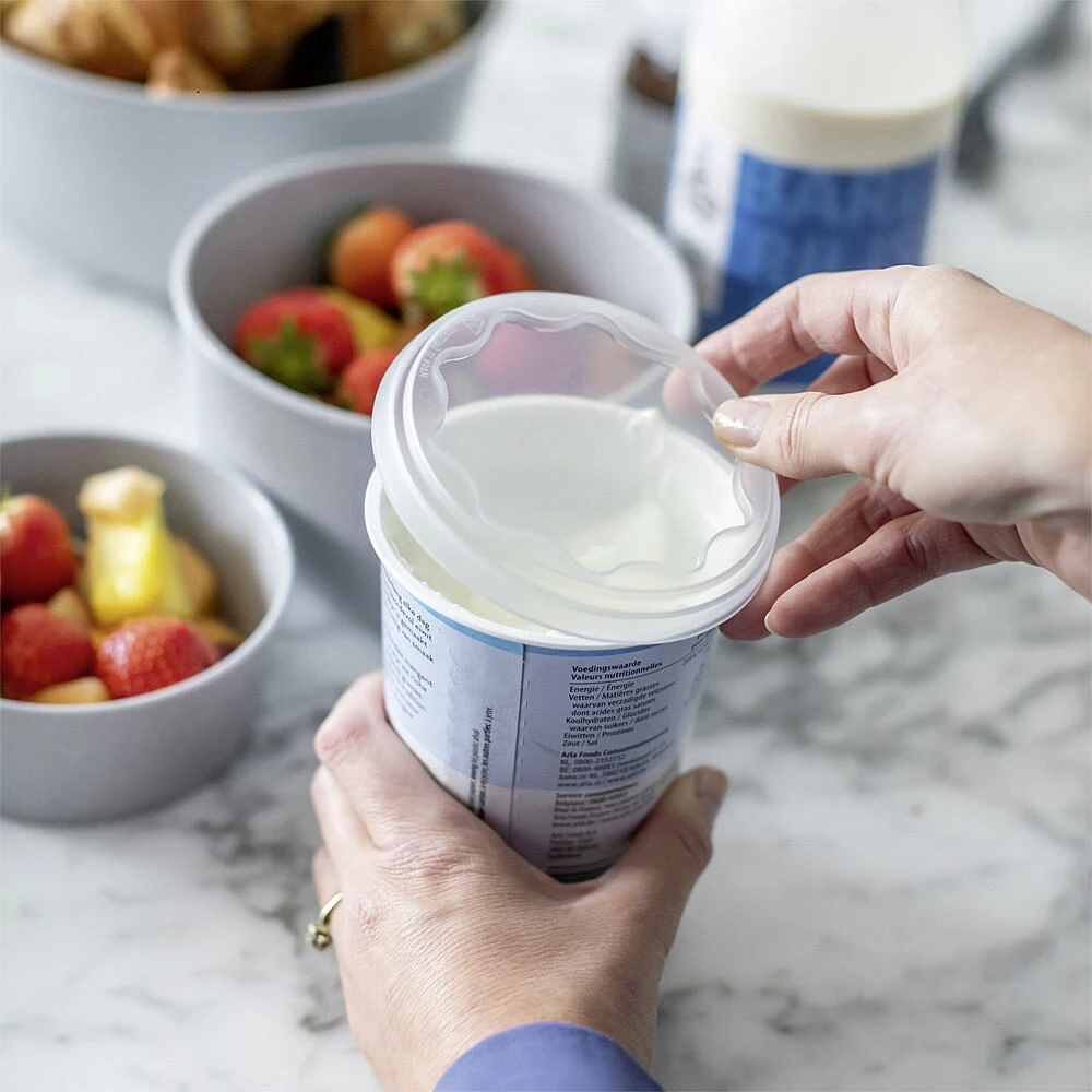 Koziol Frischedeckel Fresh 3er-Set,rot, Blau, Grau 2 Koziol Frischedeckel Fresh 3er-Set,rot, Blau, Grau – Bild 2