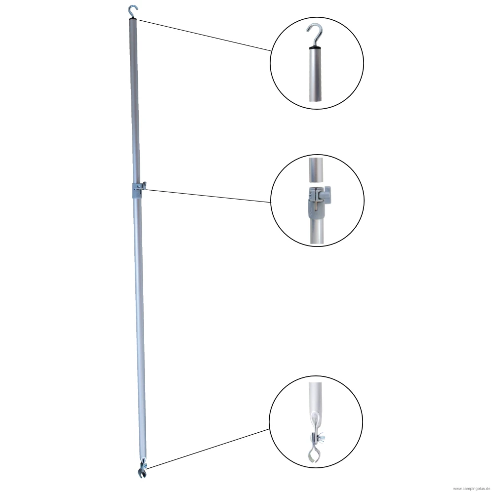 DWT Dachhakenstange Alu 28 X 1 Mm Mit GripStop, 170-200 Cm 1 DWT Dachhakenstange Alu 28 X 1 Mm Mit GripStop, 170-200 Cm