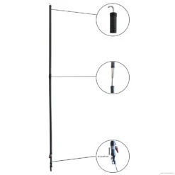 Isabella Dachhakenstange CarbonX MAX 30,5 Mm, Für 2,5 M Zelte (Nr. 999010MAX)