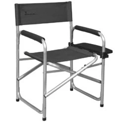 Isabella Regiestuhl Mit Seitenablage, Dunkelgrau