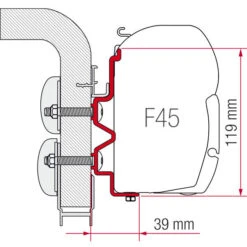 Fiamma Adapter Hymer Camp F45