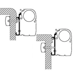 Thule Wandadapter Für Rapido Serie 7/8/9