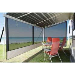 DWT Markisen-Vorderwand Happy Sun Schwarz 11 DWT Markisen-Vorderwand Happy Sun Schwarz -Campingausrüstung M D105026 4